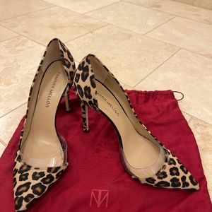 Tamara Mellon textured Leopard Print Pumps